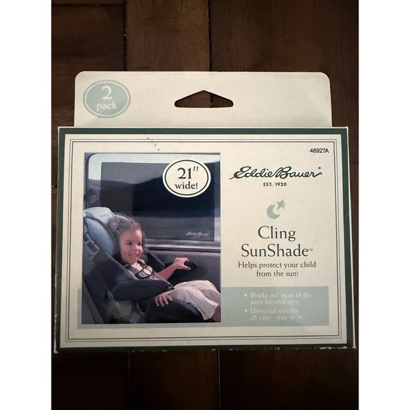Eddie Bauer Other - Eddie Bauer Cling SunShade 2 Pack Car Window UV Protection Static Cling 48927A‎